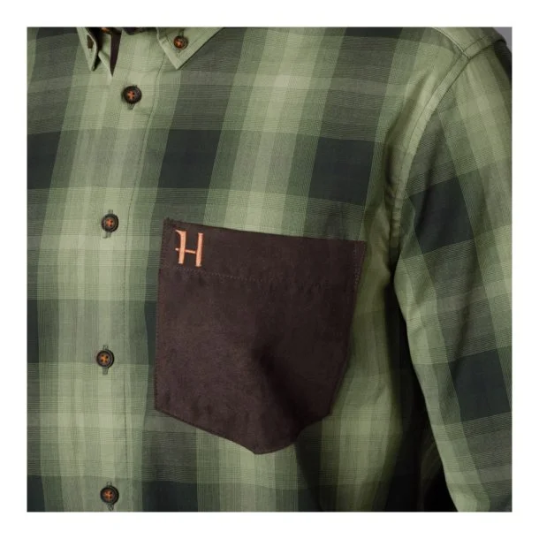 Härkila - Akkan Herre Skjorte Grøn 5 Härkila - Akkan Herre Skjorte Grøn - Billede 3