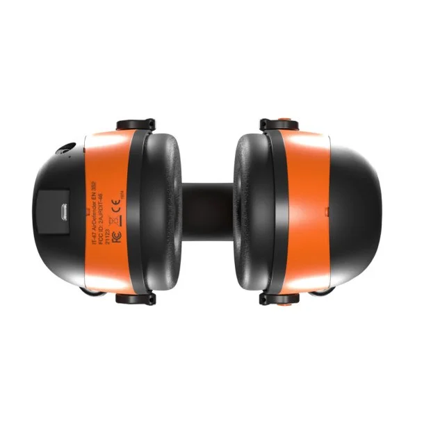 ISOtunes - Air Defender EN352 Høretelefoner Orange 6 ISOtunes - Air Defender EN352 Høretelefoner Orange - Billede 4