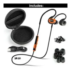 ISOtunes - Pro V2 EN352 Støjisolerende Høretelefoner Orange -Beklædning - Jagt Butik ISOtunes Pro v2 EN352 Stoejisolerende Hoeretelefoner Orange 04.w610.h610.fill