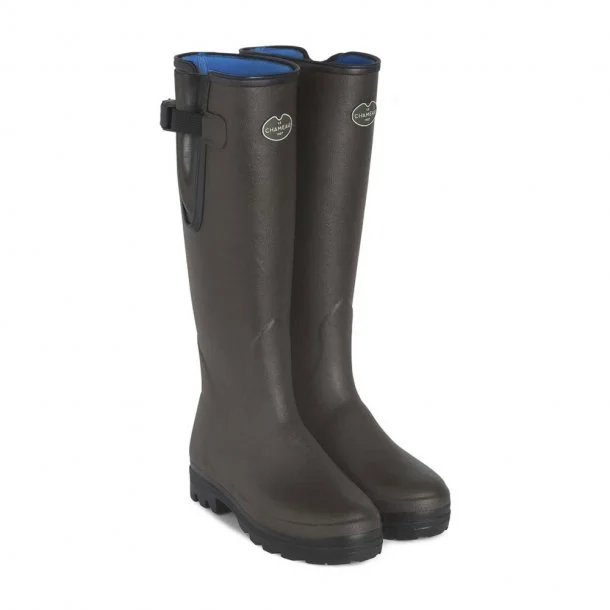 Le Chameau - Vierzonord Neopren Dame Gummistøvler Mørkebrun 3 Le Chameau - Vierzonord Neopren Dame Gummistøvler Mørkebrun