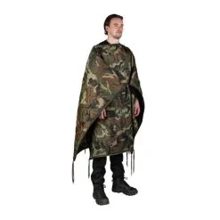 Mil-Tec - Multifunktionel Poncho Liner Woodland Camo