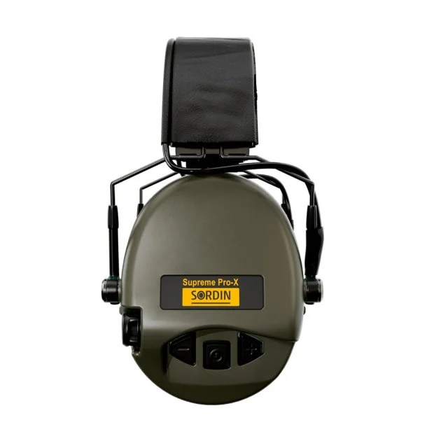 Sordin - Supreme Pro-X Slim Elektronisk Høreværn 82 DB Grøn - Billede 2