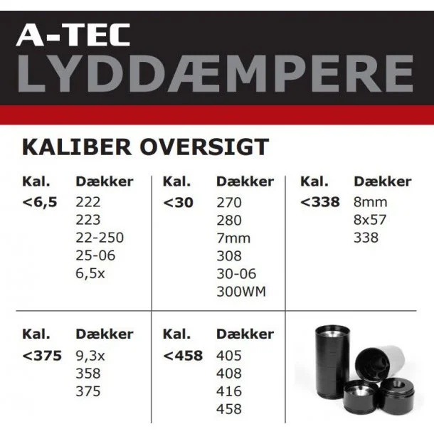 A-TEC - Black Moose Hertz 119 Lyddæmper 4 A-TEC - Black Moose Hertz 119 Lyddæmper - Billede 2