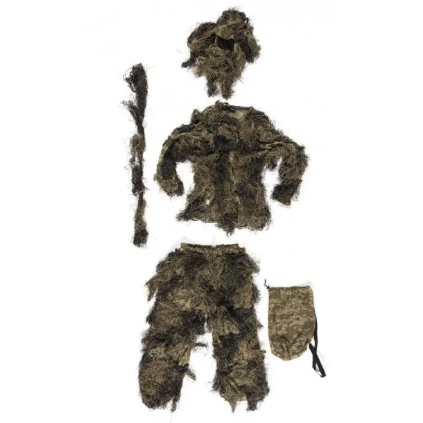 Mil-Tec - Woodland Ghillie Suit (4 Dele) 4 Mil-Tec - Woodland Ghillie Suit (4 Dele) - Billede 2