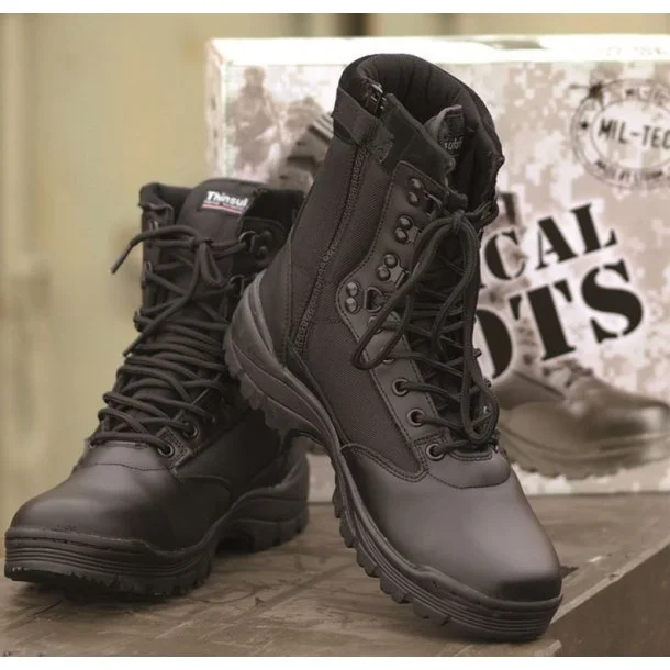 Teesar Mil-Tec - Taktisk Støvle M. Lynlås 4 Teesar Mil-Tec - Taktisk Støvle M. Lynlås - Billede 2