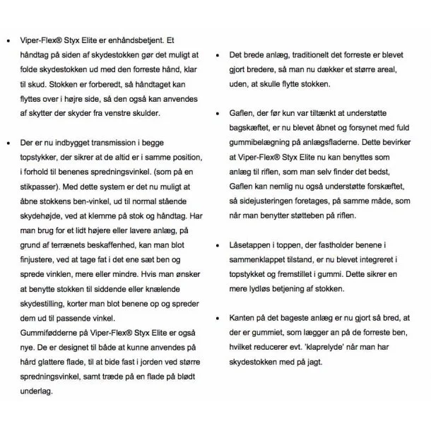 Viper-Flex - Styx Elite Skydestok 6 Viper-Flex - Styx Elite Skydestok - Billede 4